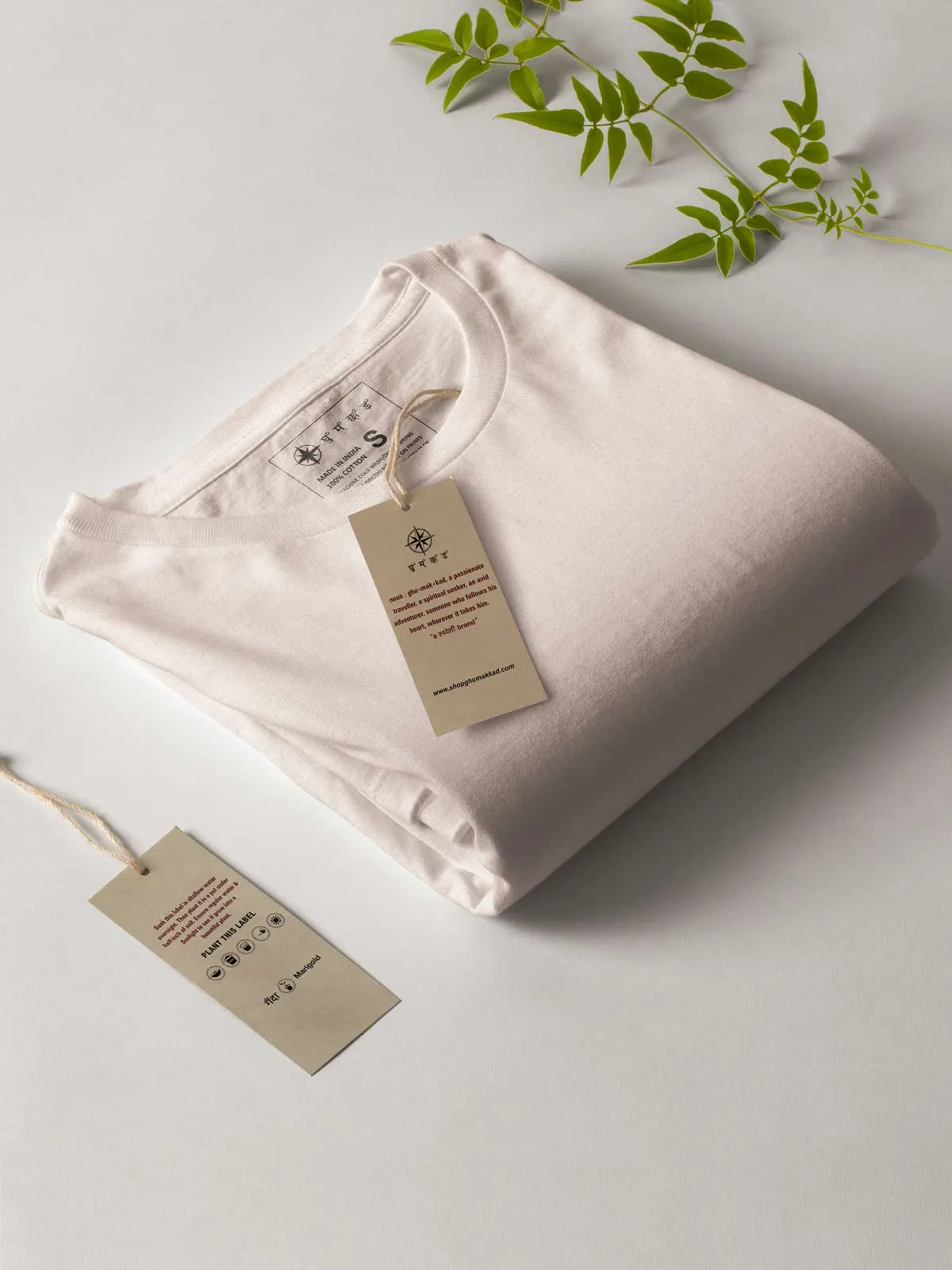 Muted Peach & Midnight Blue T shirt Combo