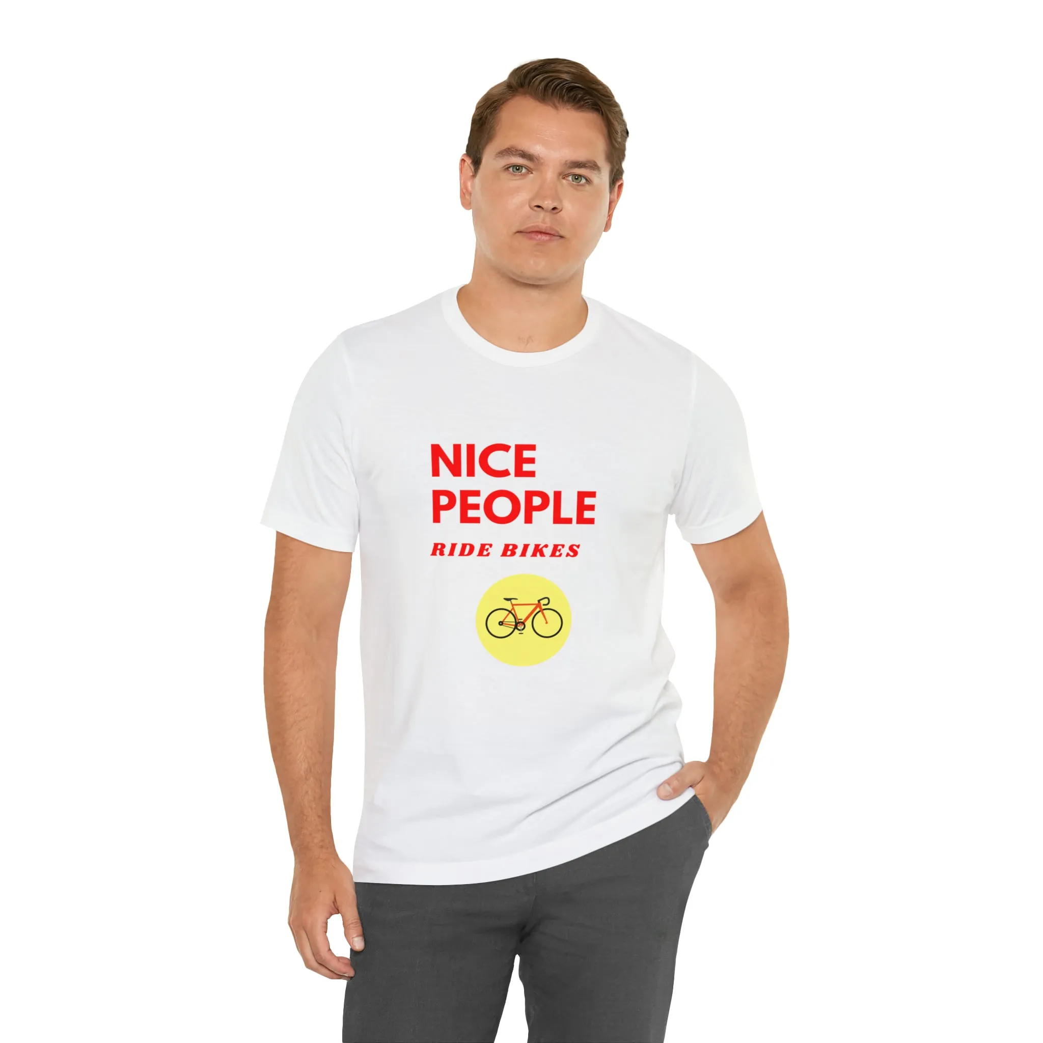 Nice People Ride Bikes [Light Colors]