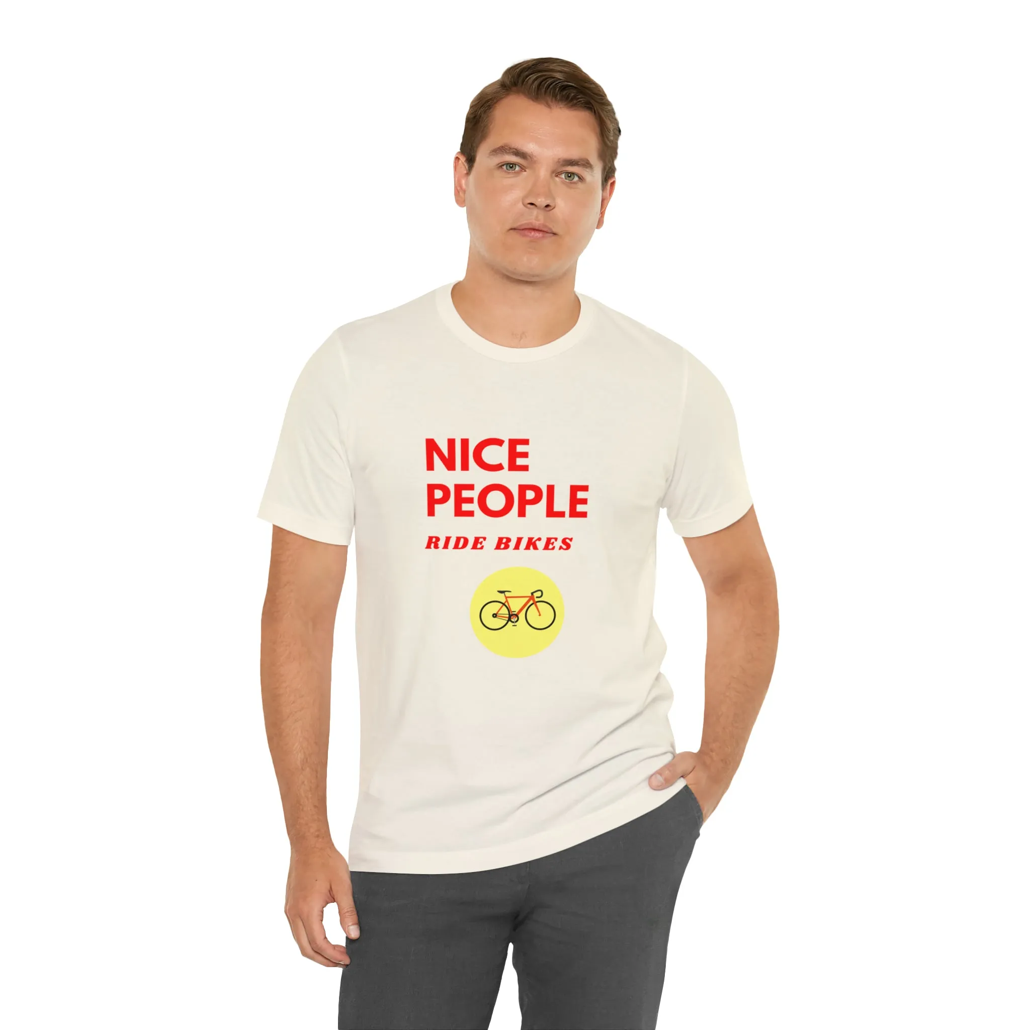 Nice People Ride Bikes [Light Colors]