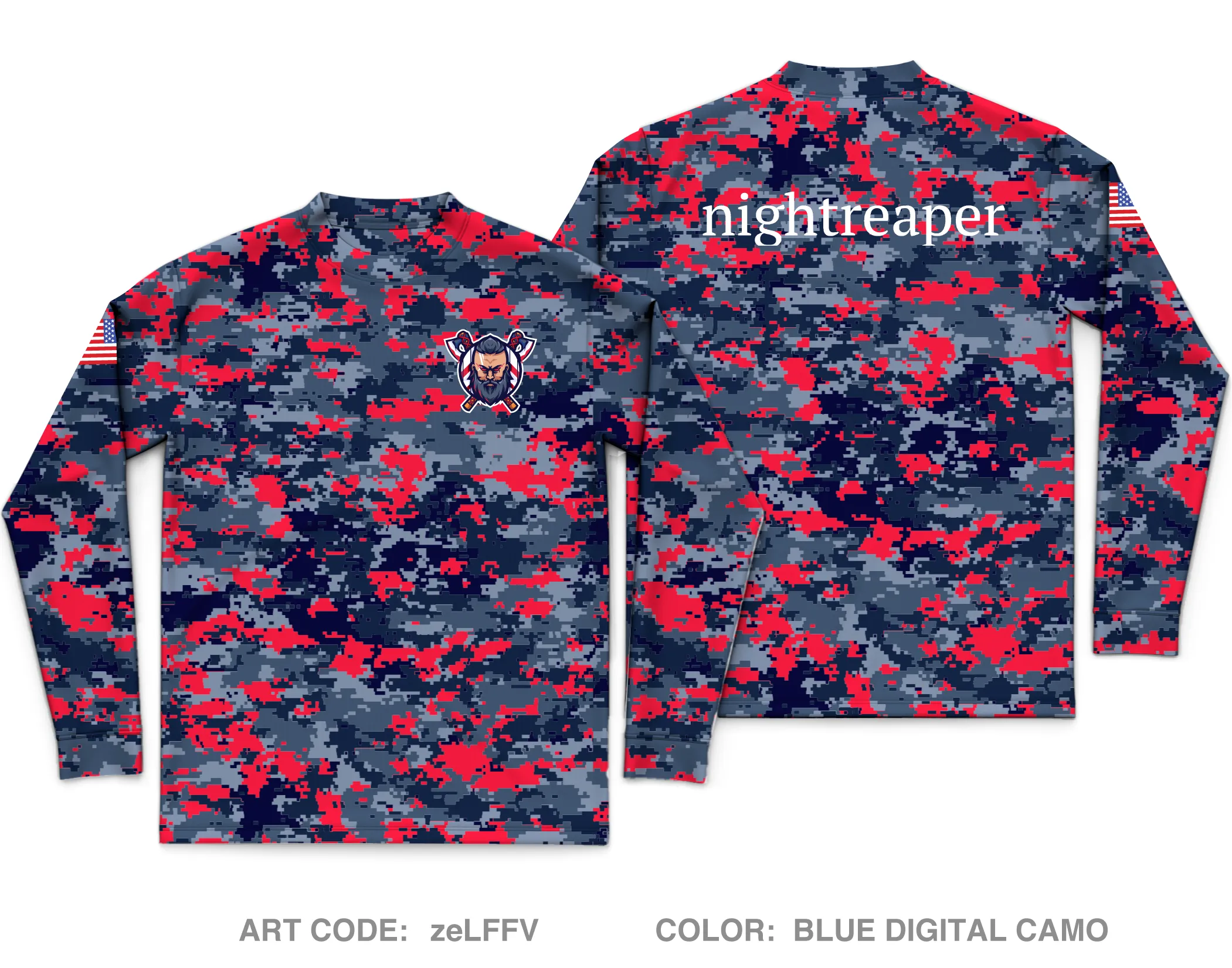Nightreaper Core Men's LS Performance Tee - zeLFFV