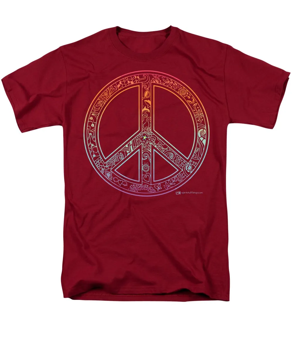 Peace Sign - Men's T-Shirt  (Regular Fit)