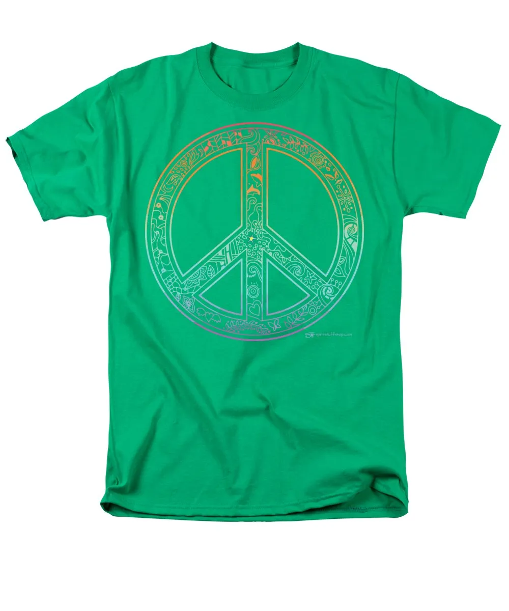 Peace Sign - Men's T-Shirt  (Regular Fit)