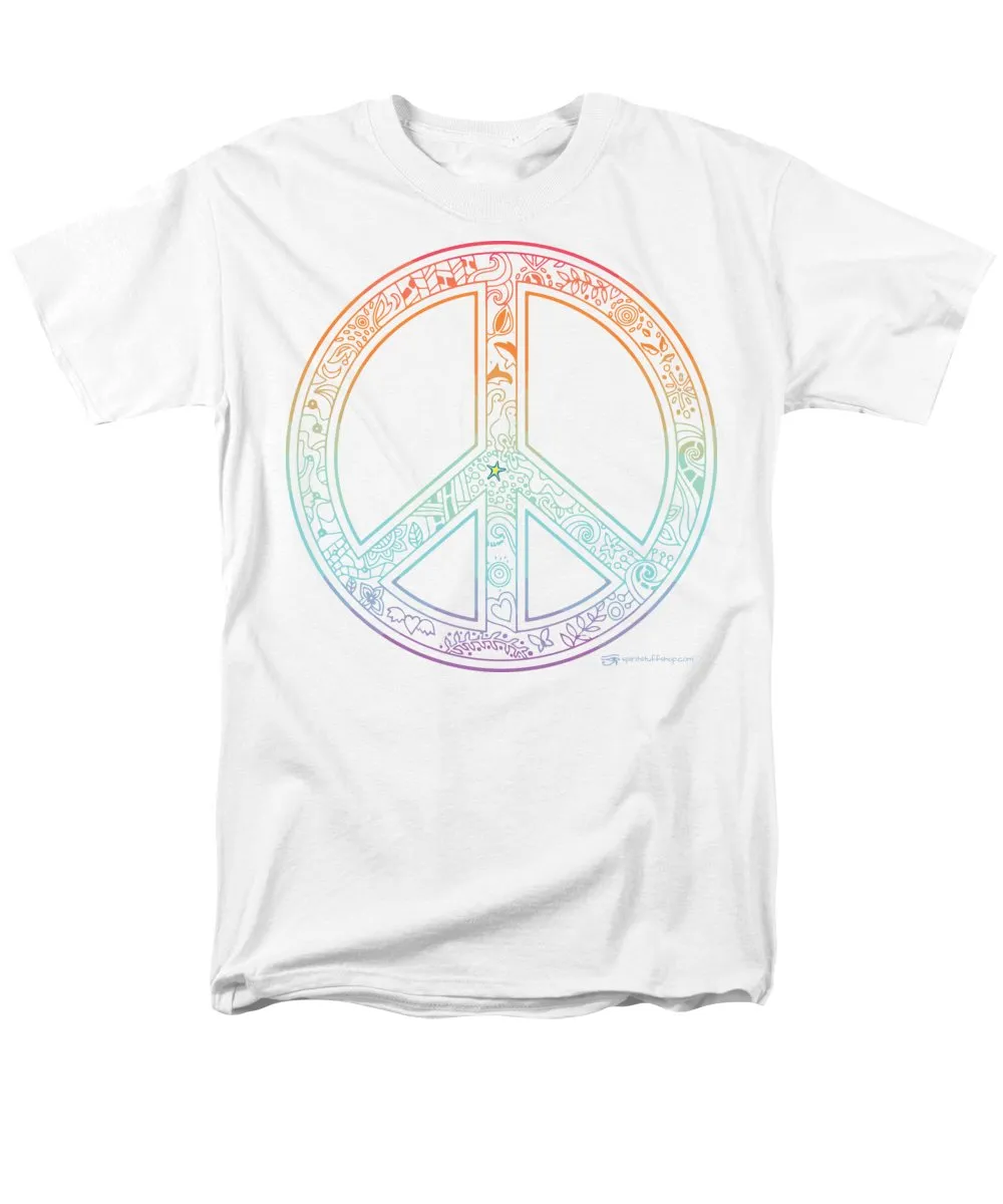 Peace Sign - Men's T-Shirt  (Regular Fit)