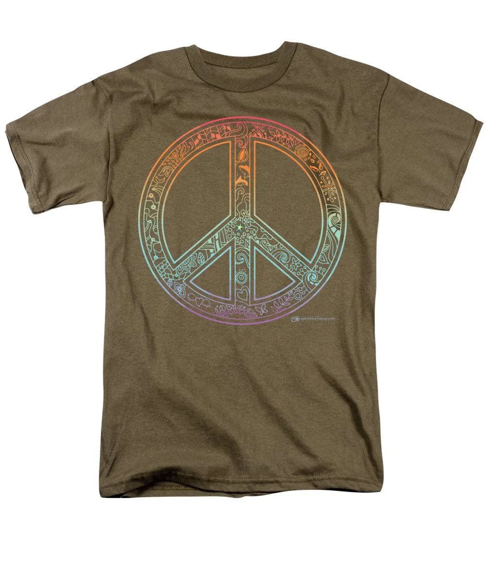 Peace Sign - Men's T-Shirt  (Regular Fit)