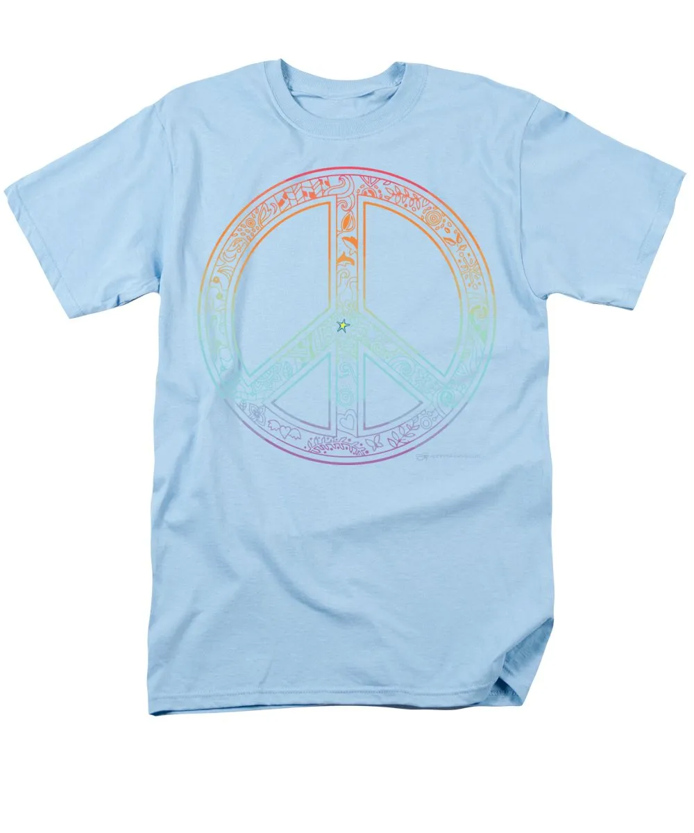 Peace Sign - Men's T-Shirt  (Regular Fit)