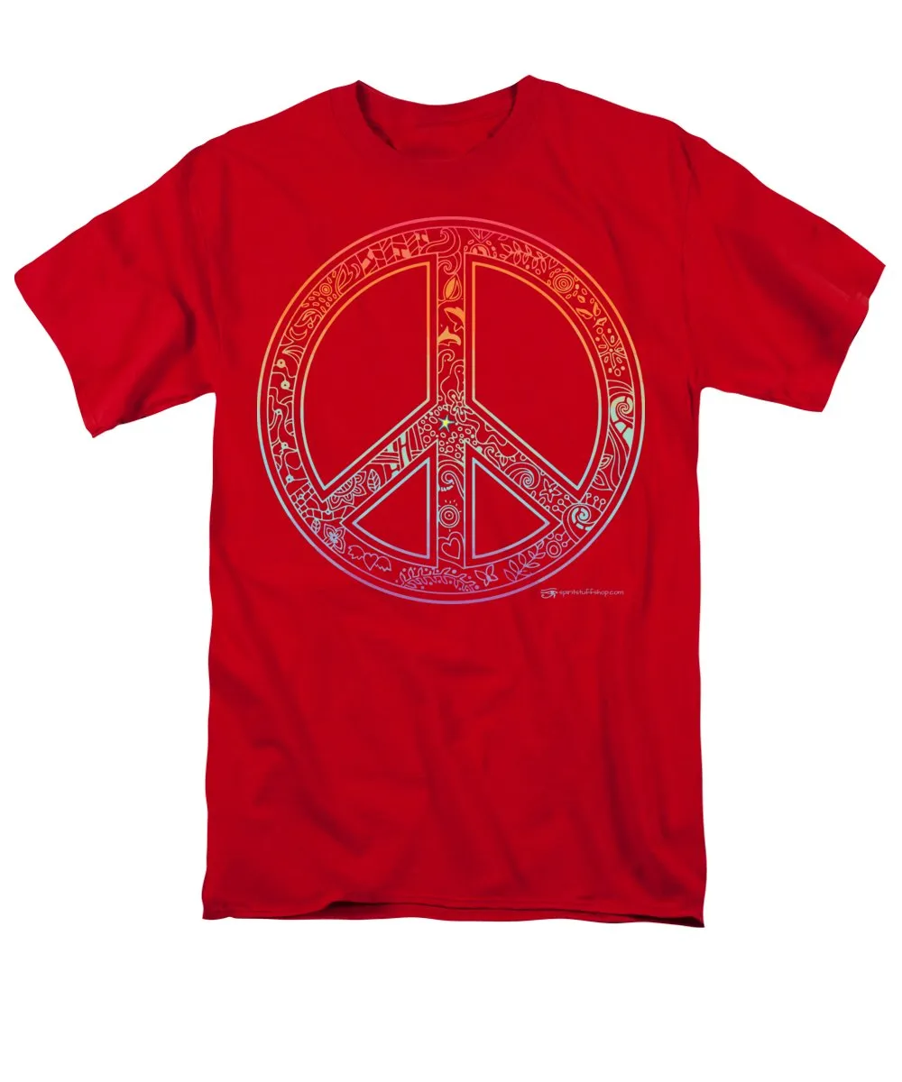 Peace Sign - Men's T-Shirt  (Regular Fit)
