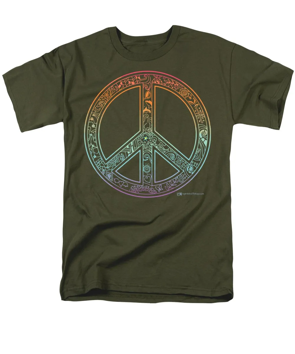 Peace Sign - Men's T-Shirt  (Regular Fit)