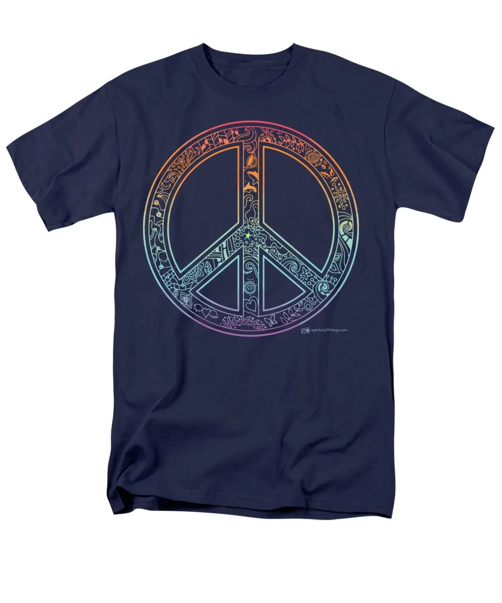 Peace Sign - Men's T-Shirt  (Regular Fit)