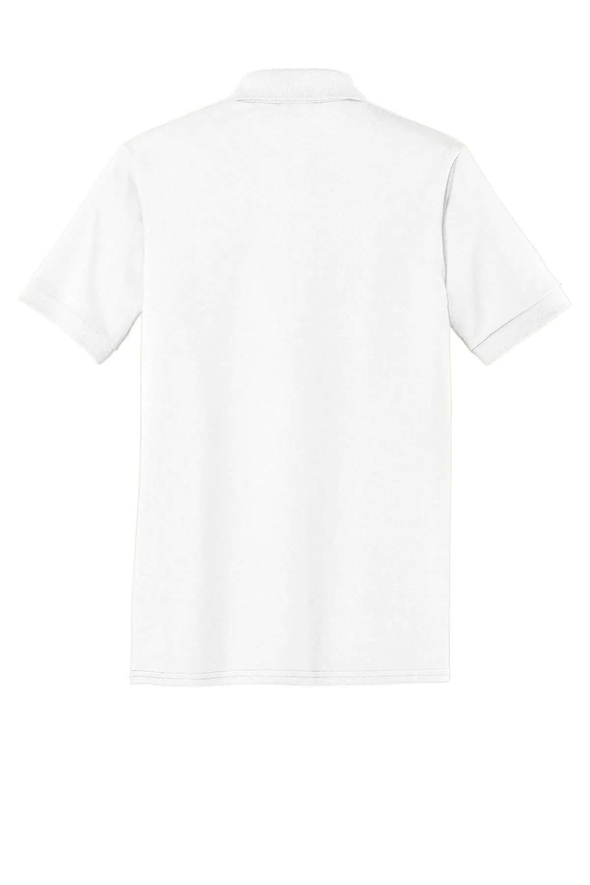 Port & Company Tall Core Blend Jersey Knit Polo. KP55T White Tall