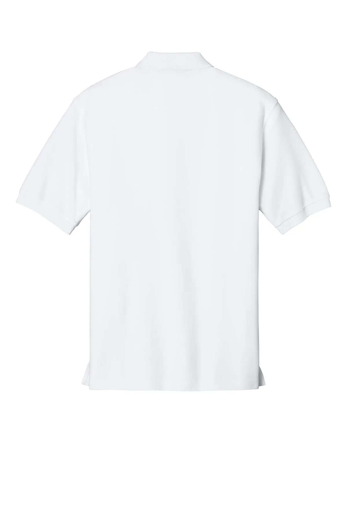 Port Authority Extended Size Silk Touch Polo K500ES White