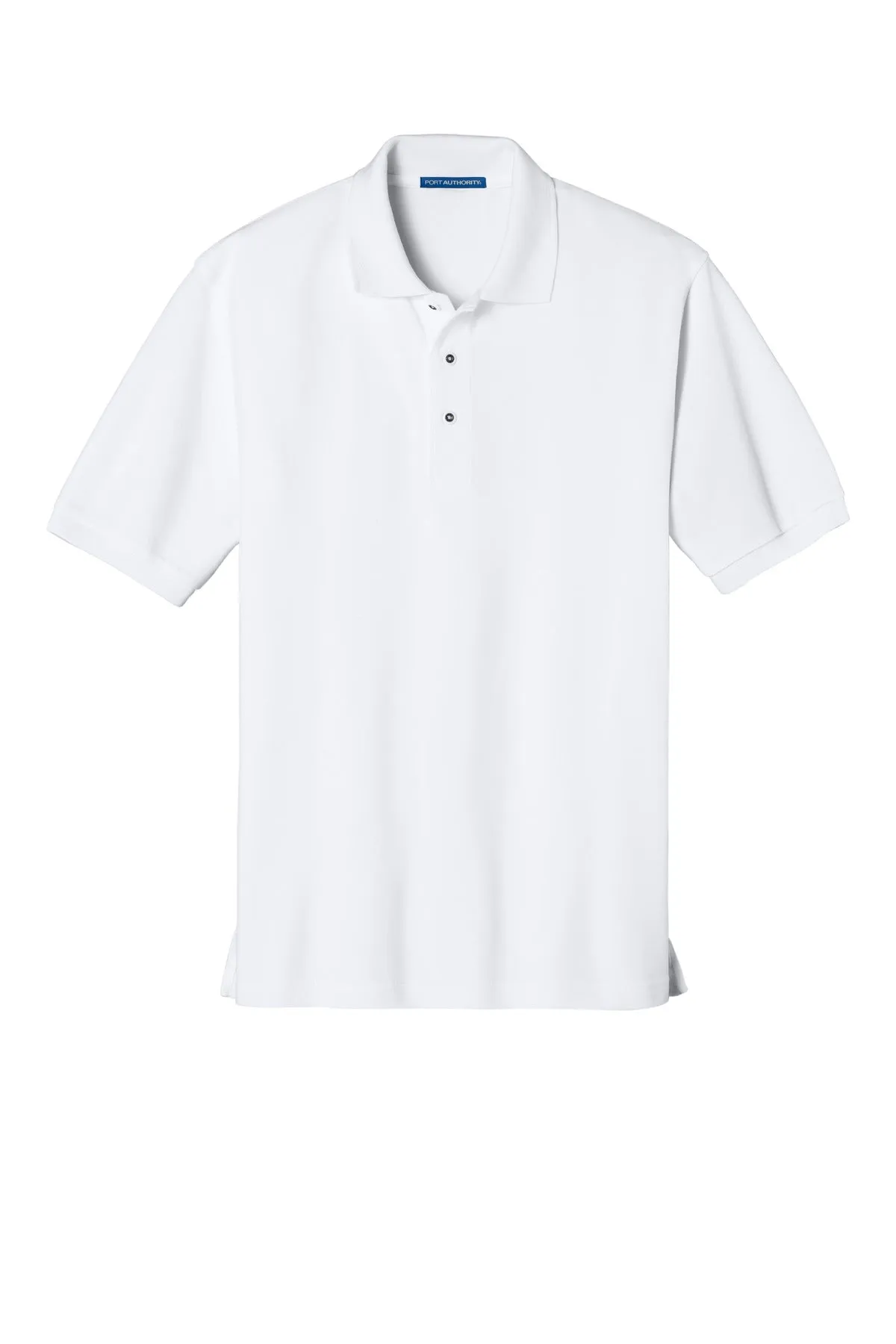 Port Authority Extended Size Silk Touch Polo K500ES White