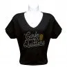 Rhinestone T-Shirt - Corks are for Quitters