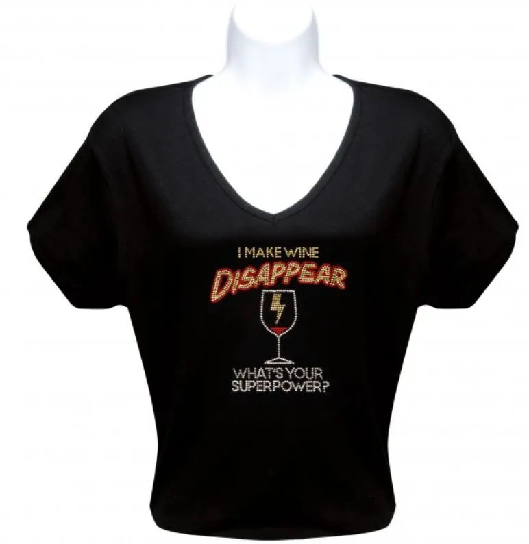 Rhinestone T-Shirt - Superpower