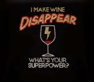 Rhinestone T-Shirt - Superpower