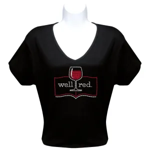 Rhinestone T-Shirt - Well Red