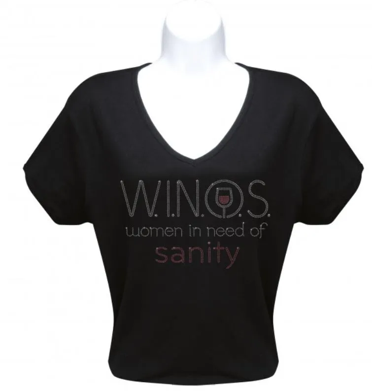 Rhinestone T-Shirt - WINOS
