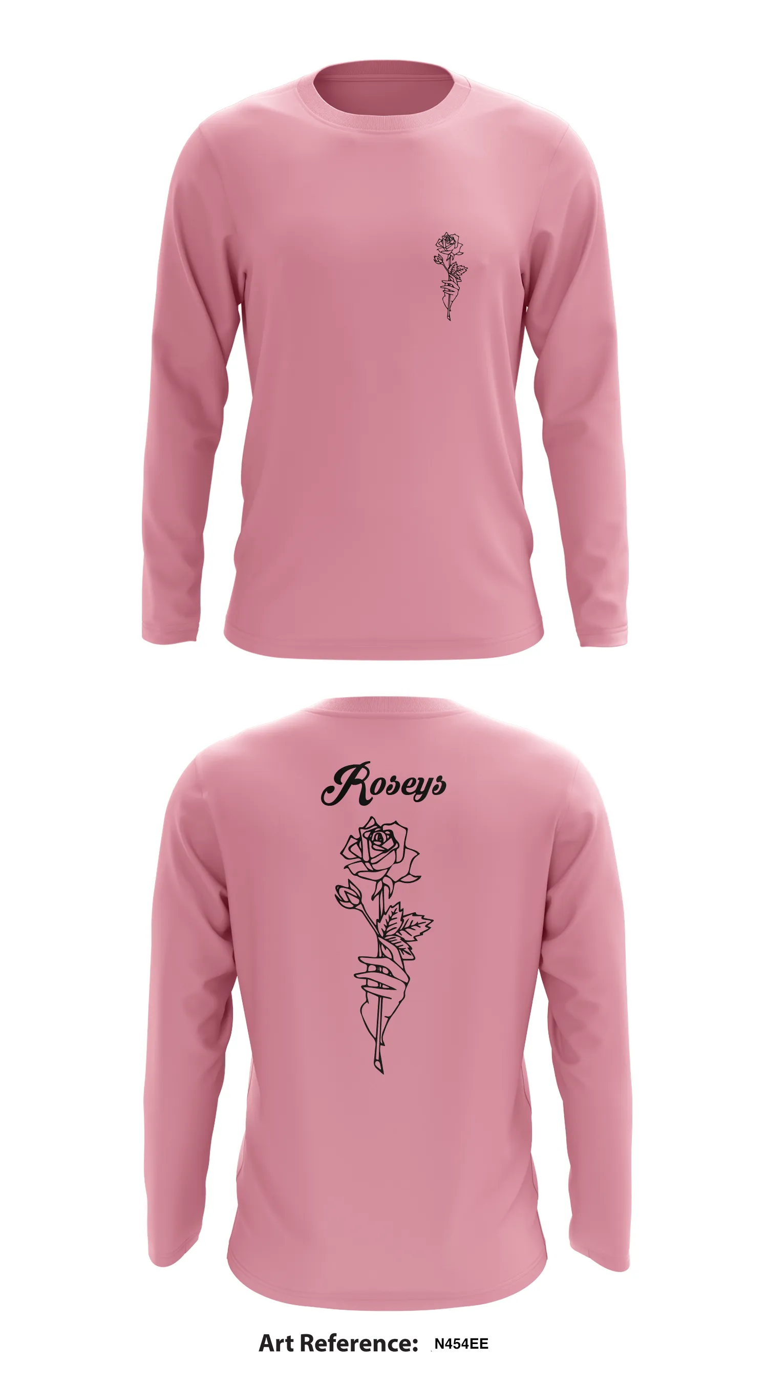 roseys Store 1 Core Men's LS Performance Tee - N454EE
