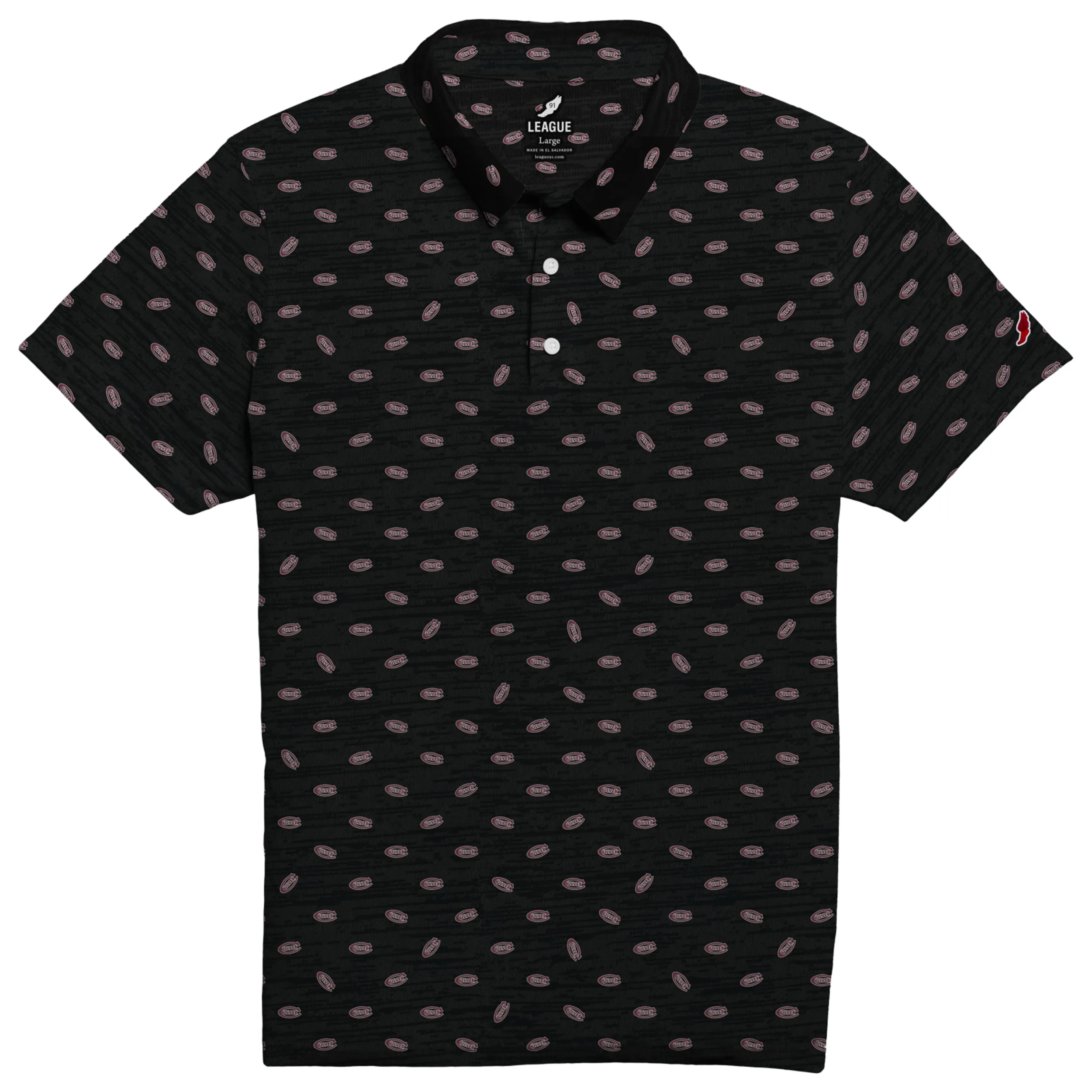 Saturday's Polo - Culver-C Pattern / Black