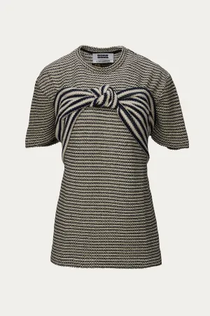 SIN KNOTTED BUSTIER T-SHIRT