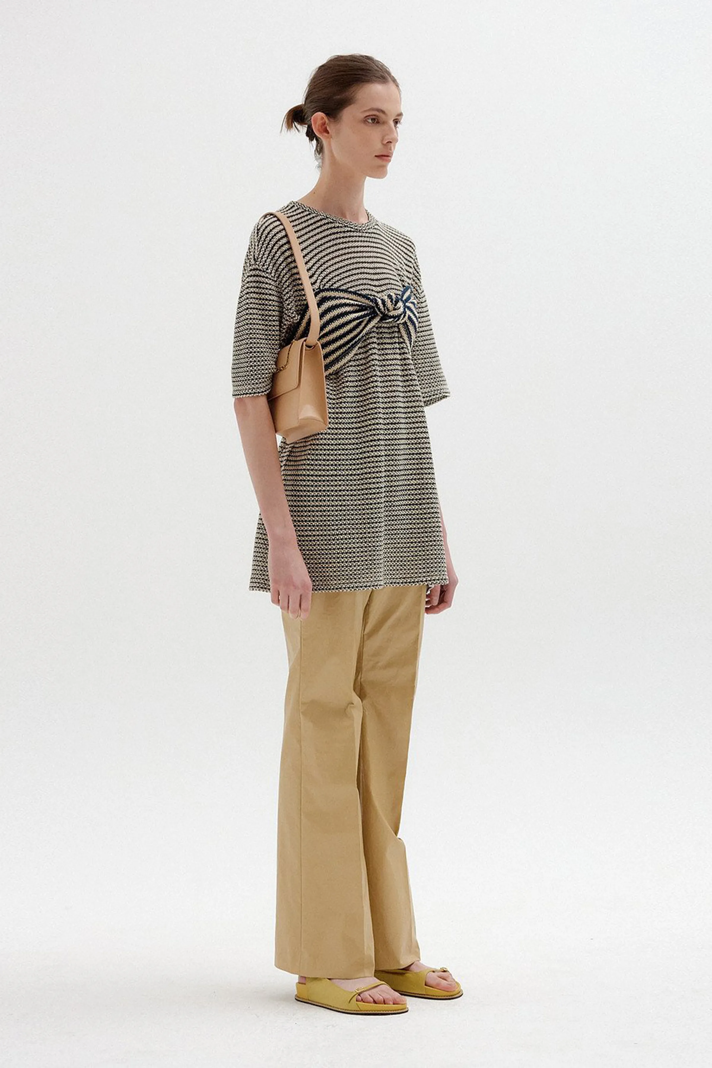 SIN KNOTTED BUSTIER T-SHIRT