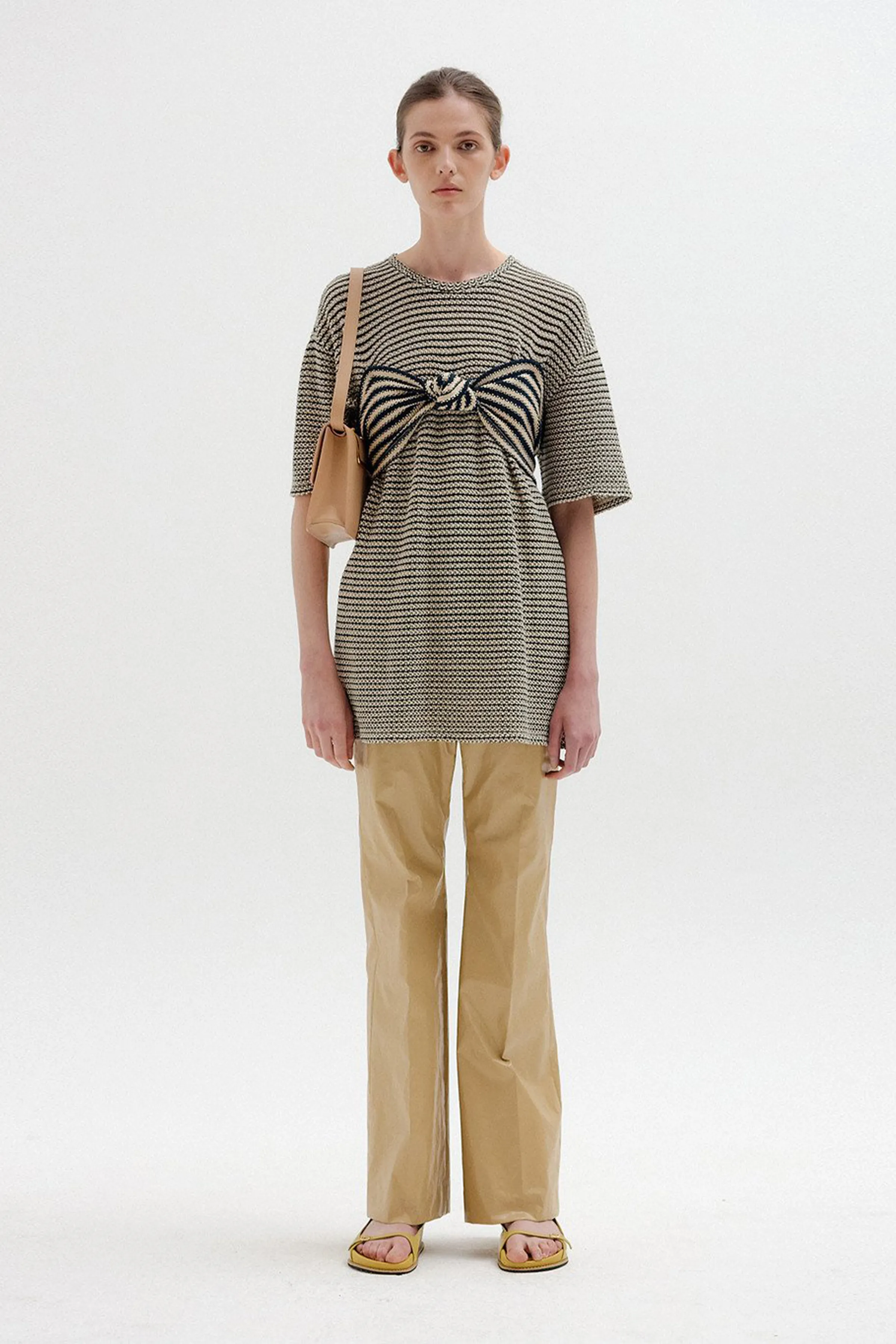 SIN KNOTTED BUSTIER T-SHIRT