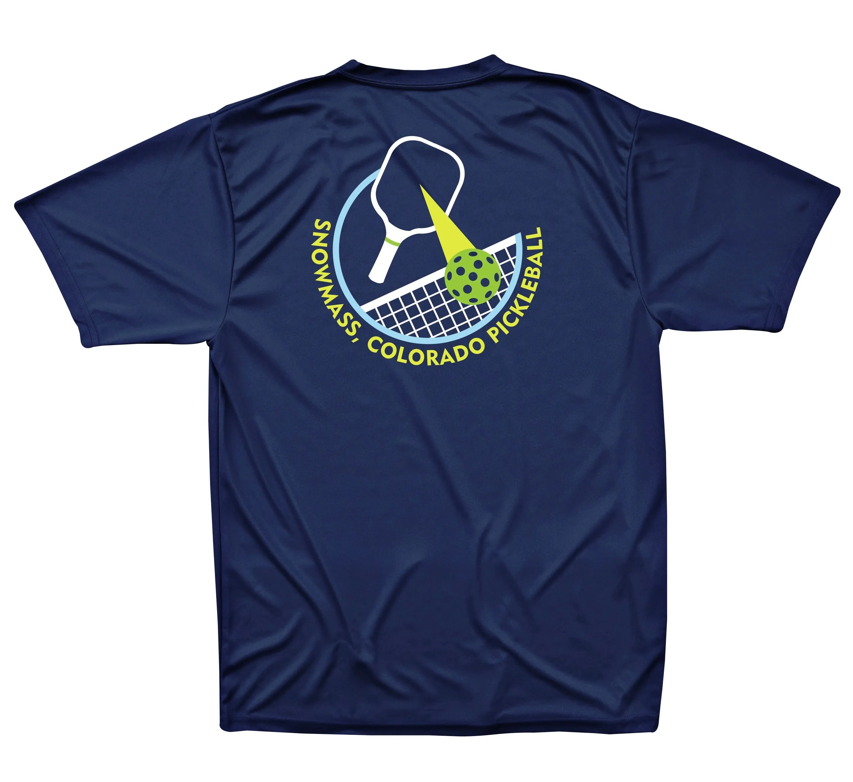 Snowmass Colorado Pickleball Performance Men's T-Shirt - Design 3