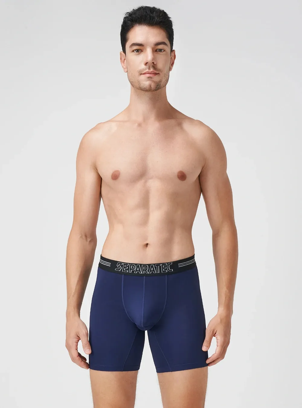 Solid Color Compression Quick Dry Boxer Briefs 3 Pack