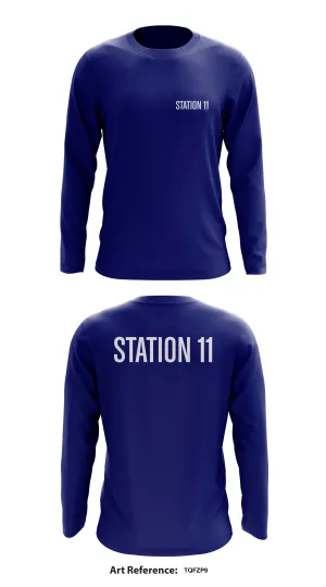 Station 11 Store 1 Core Men's LS Performance Tee - TQFzP9