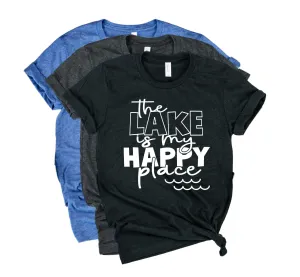 The Lake Is My Happy Place Shirt | Lake Shirt | Vacation Shirt | Unisex Crew