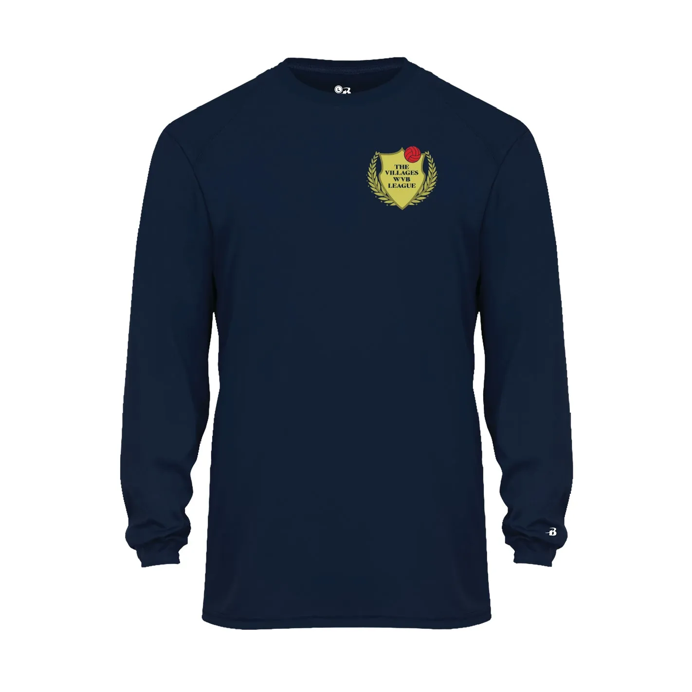 The Villages Water Volleyball Men's Long Sleeve Performance Shirt