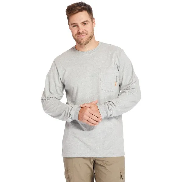 Timberland Pro Men's Base Plate Long Sleeve - Grey - TB0A1HVNC81