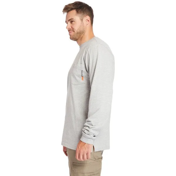 Timberland Pro Men's Base Plate Long Sleeve - Grey - TB0A1HVNC81