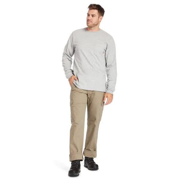 Timberland Pro Men's Base Plate Long Sleeve - Grey - TB0A1HVNC81