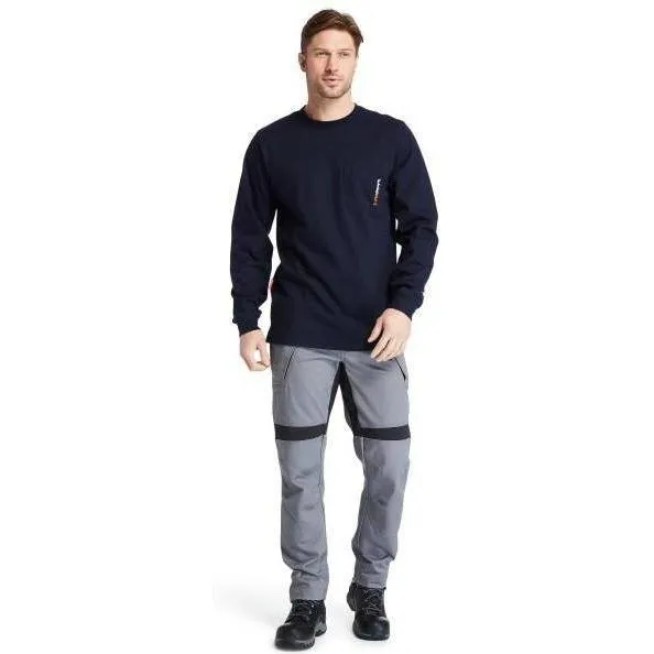 Timberland Pro Men's Flame Resistant Pocket Work T-Shirt - Navy - TB0A23PF410