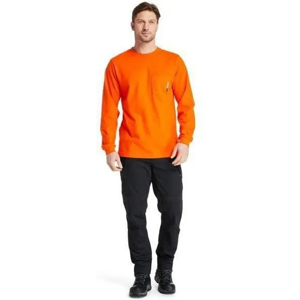 Timberland Pro Men's Flame Resistant Pocket Work T-Shirt - Orange - TB0A23PFY86