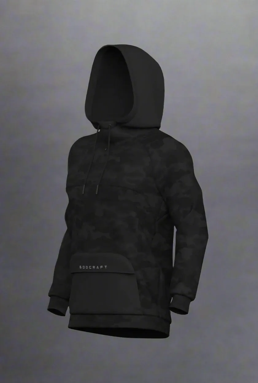 Total War Endgame Performance Hoodie - Black Camo