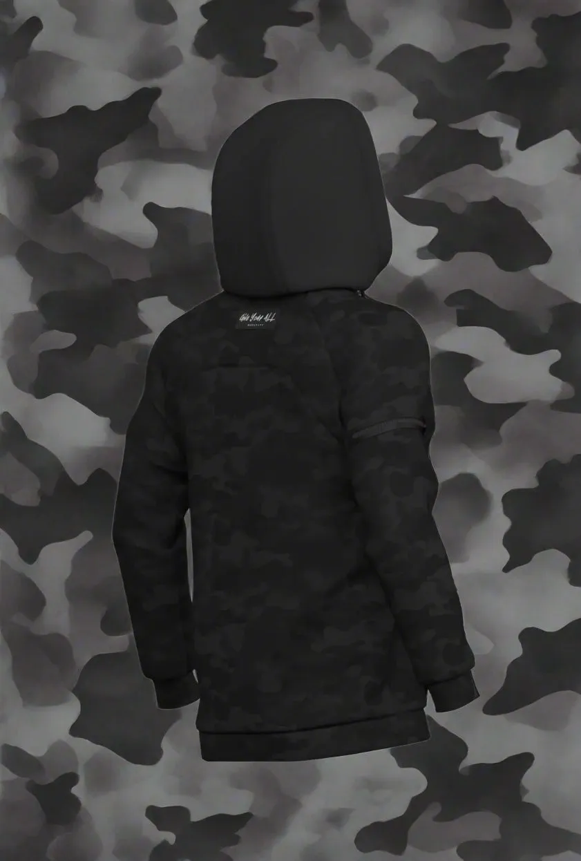 Total War Endgame Performance Hoodie - Black Camo