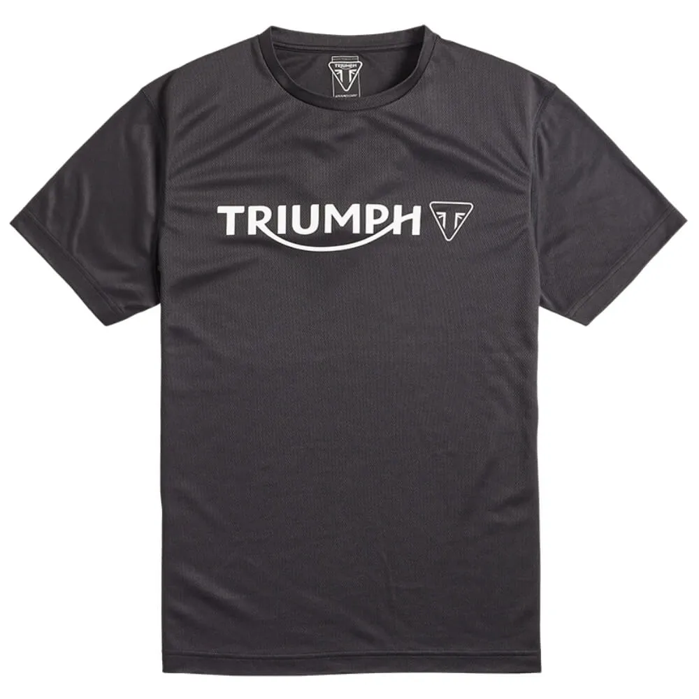 Triumph Rapid Dry Crew Neck T-Shirt Black