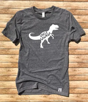Uncle Saurus Shirt Uncle Shirt - Uncle Gift - Uncle Saurus - Dinosaur Uncle - Shirts For Uncle - Uncle T Shirt Unisex Tri-Blend T-Shirt