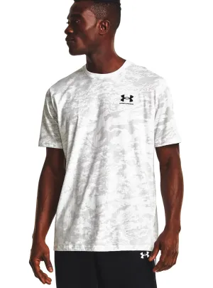 Under Armour Men's ABC Camo Short Sleeve - White