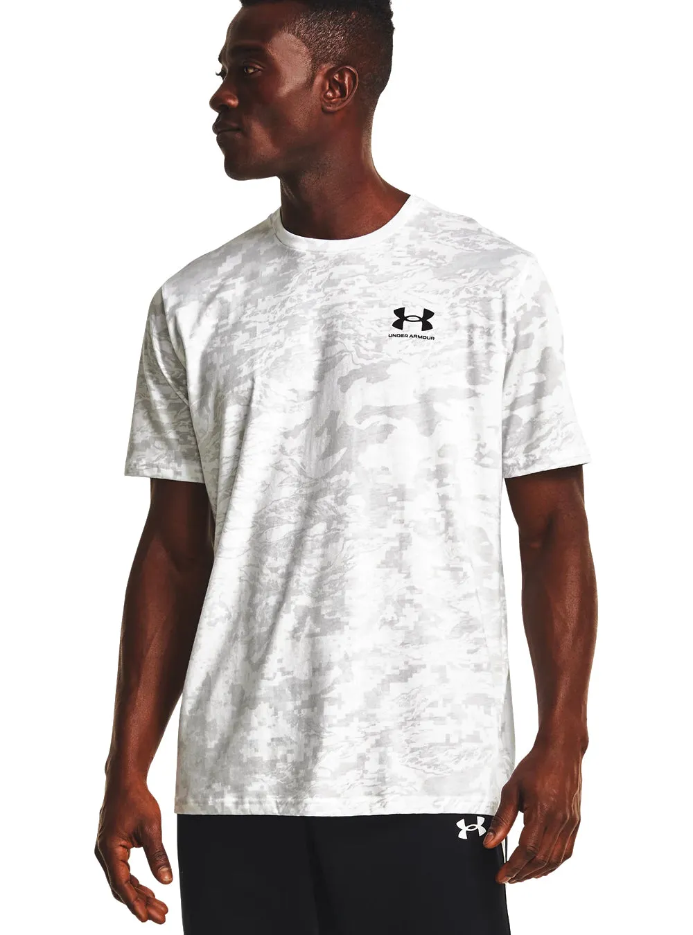 Under Armour Men's ABC Camo Short Sleeve - White