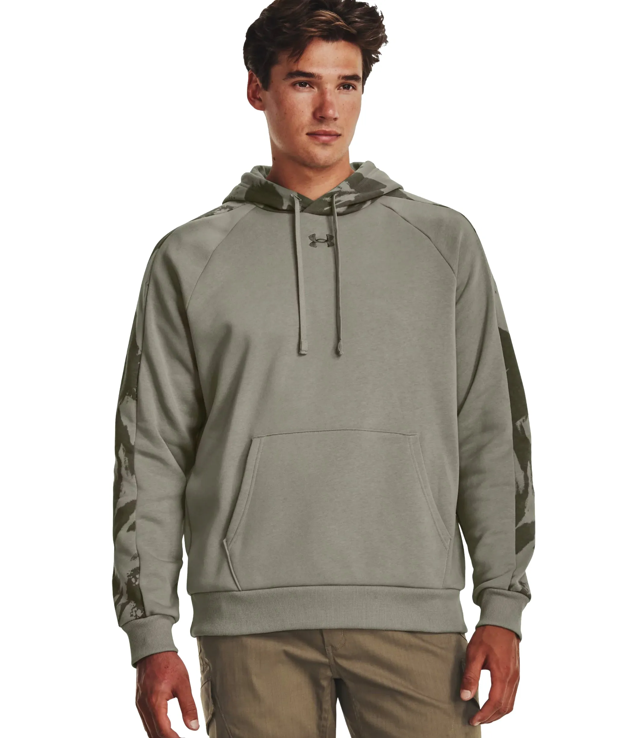 Under Armour Men's UA Rival Fleece Camo Blocked Hoodie
