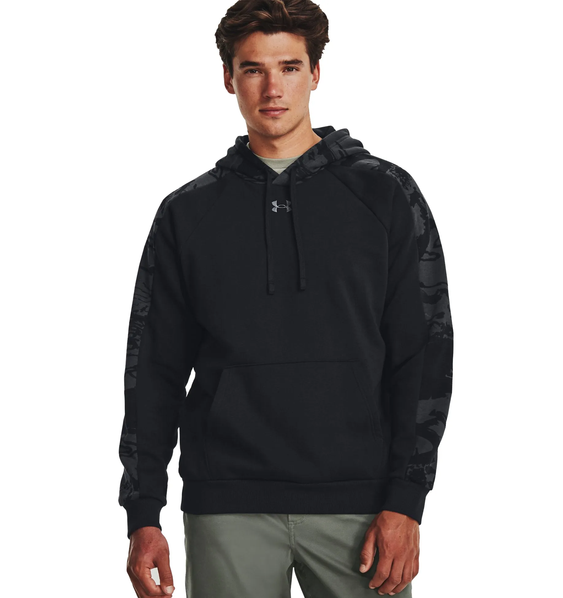 Under Armour Men's UA Rival Fleece Camo Blocked Hoodie