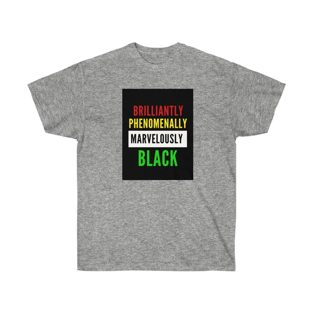 Unisex Ultra Cotton Tee (Black Love Rocks Original Design - Brilliantly)