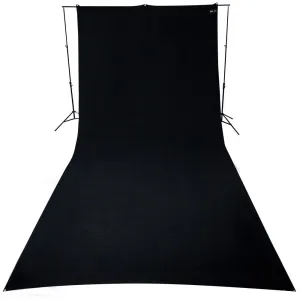 Westcott Wrinkle Resistant Black Backdrop | 9'x20'