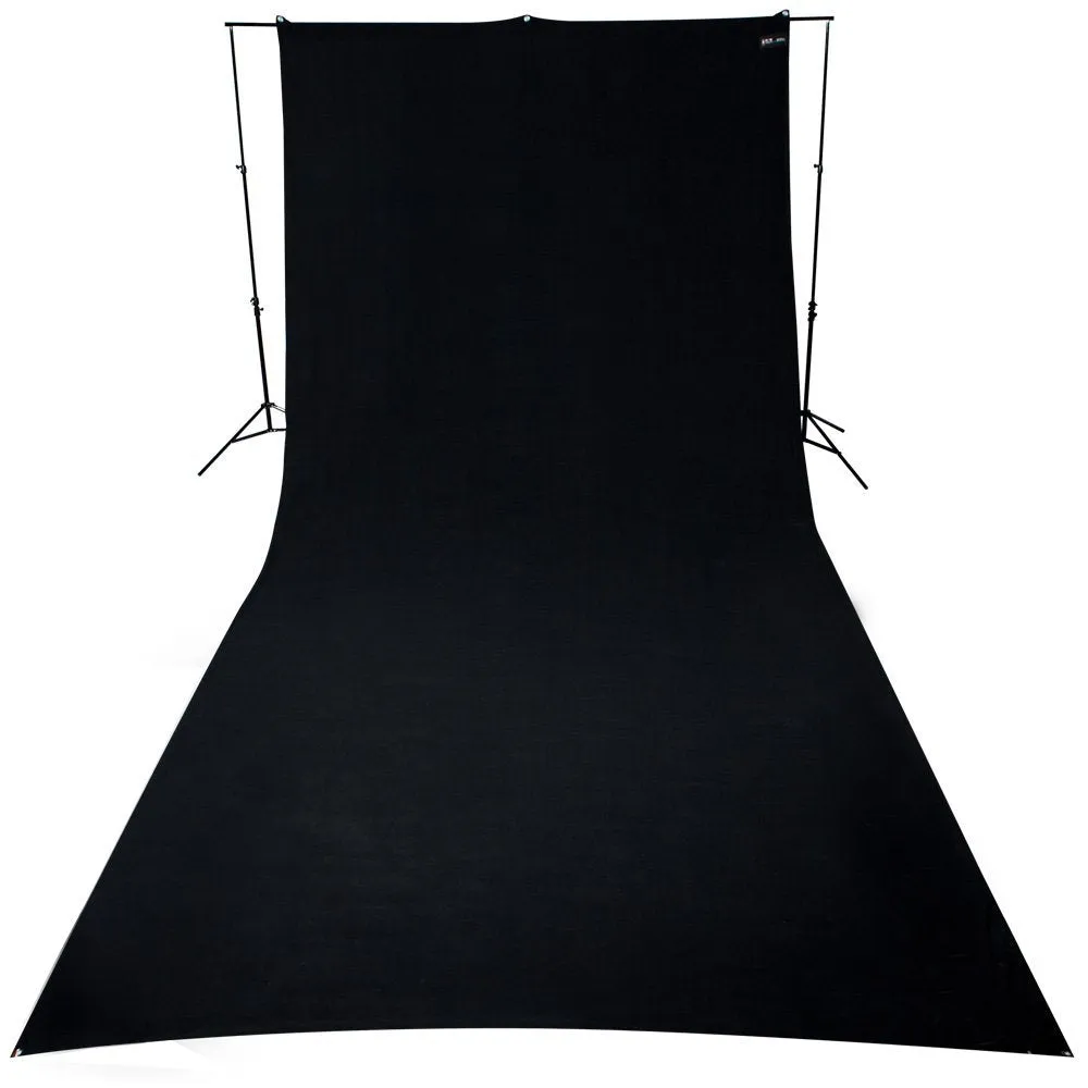 Westcott Wrinkle Resistant Black Backdrop | 9'x20'