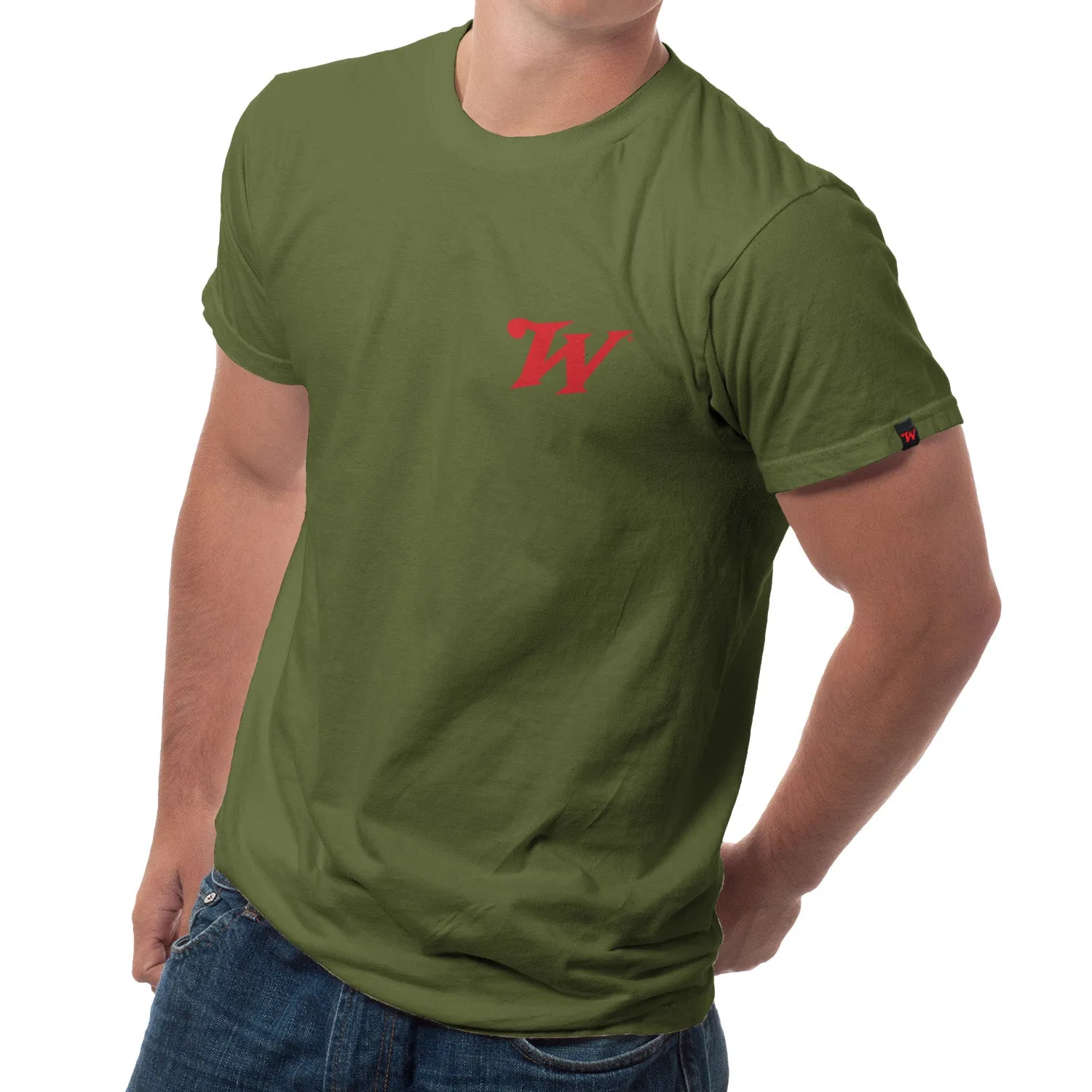 Winchester Pro - Camo Deer Skull - Short Sleeve T-Shirt
