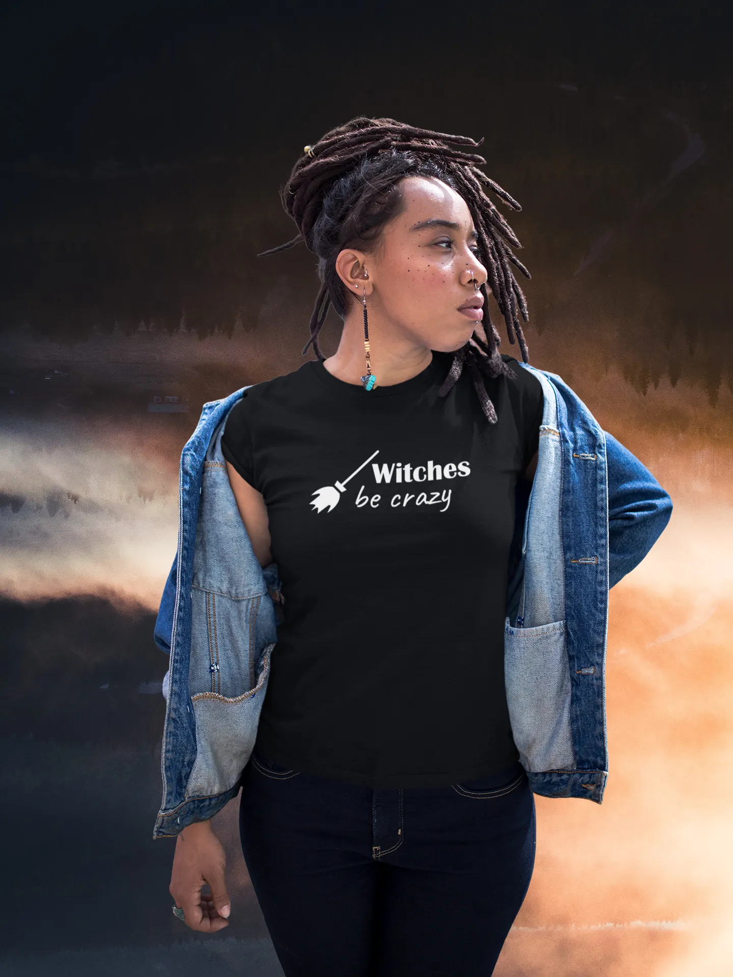 Witches Be Crazy Tee Shirt, Witch Shirt, Unisex Jersey Short Sleeve Tee, Womens Bella Canvas T-Shirt