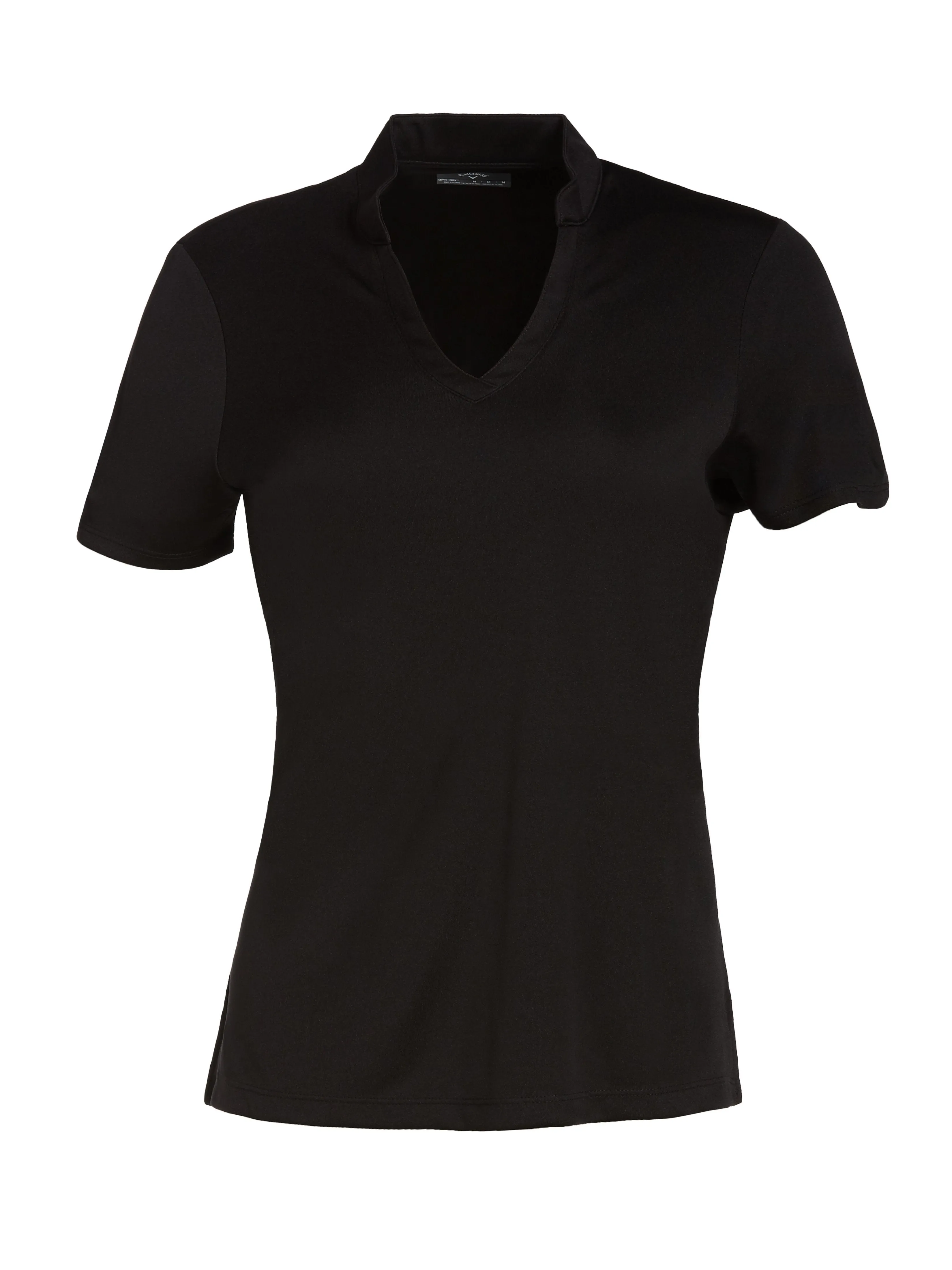 Womens Solid V-Neck Tee